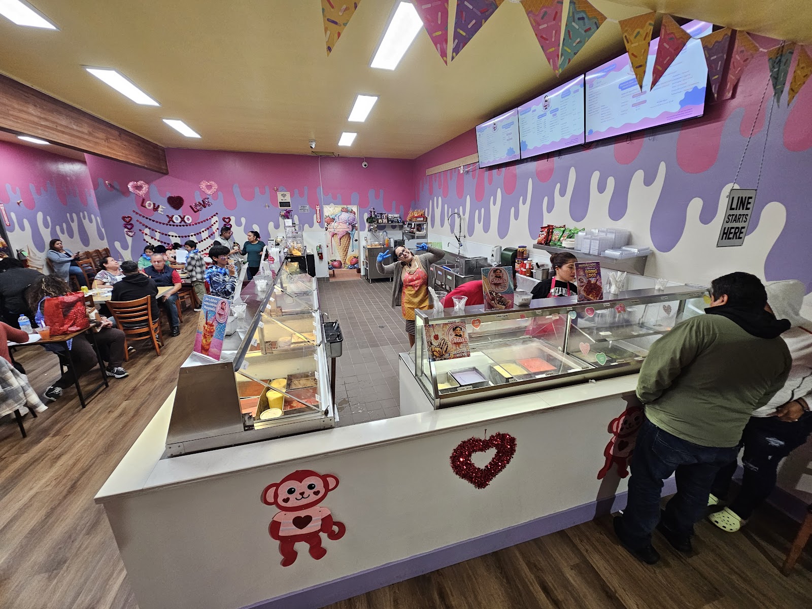 Inside Mia's Paletería on Rengstorff Avenue, Mountain View